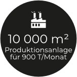 10000 m2 usine